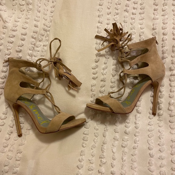 Sam Edelman Suede Stilettos (worn 1 time) - Picture 1 of 2